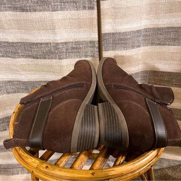 Earth Origins Brown Ankle Boots Size 8 - Picture 10 of 13